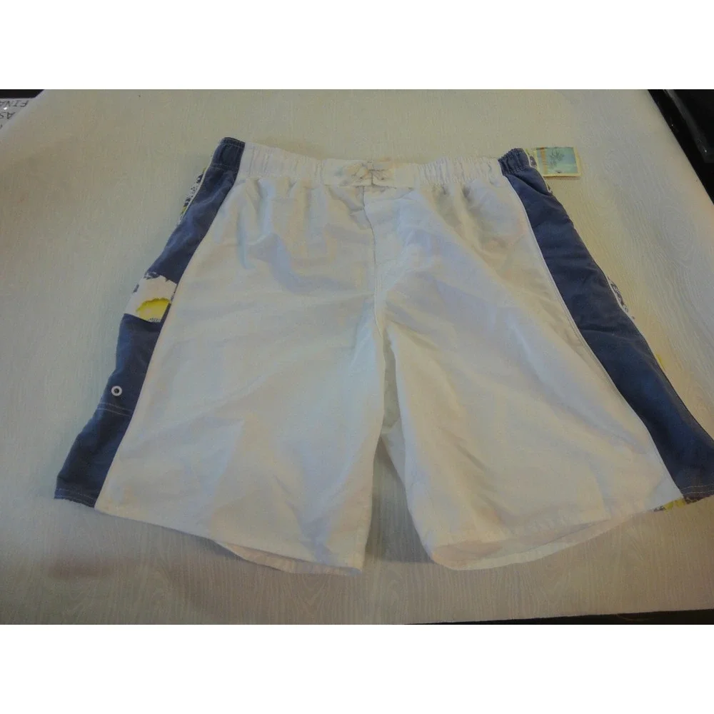 Breakwater mens L swim trunks shorts bathing‎ suit NWT